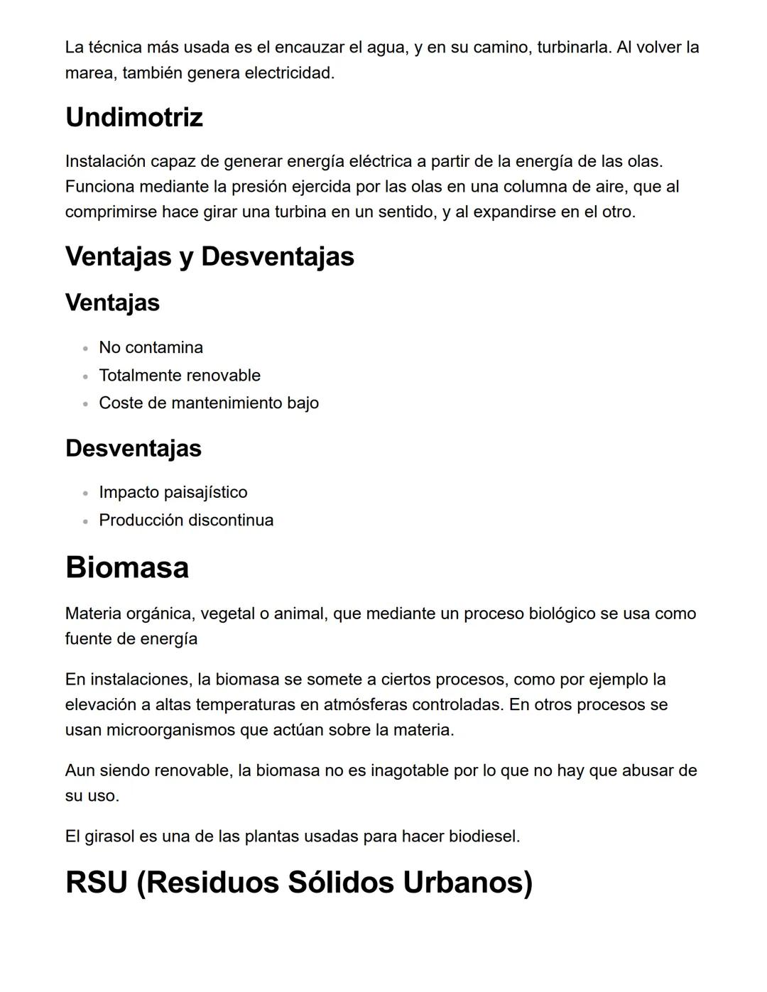 Tema 3 Energías Renovables
Tipos de energía renovable:
Energía hidráulica → Aprovecha la energía del agua embalsamada o fluyente.
Energía so
