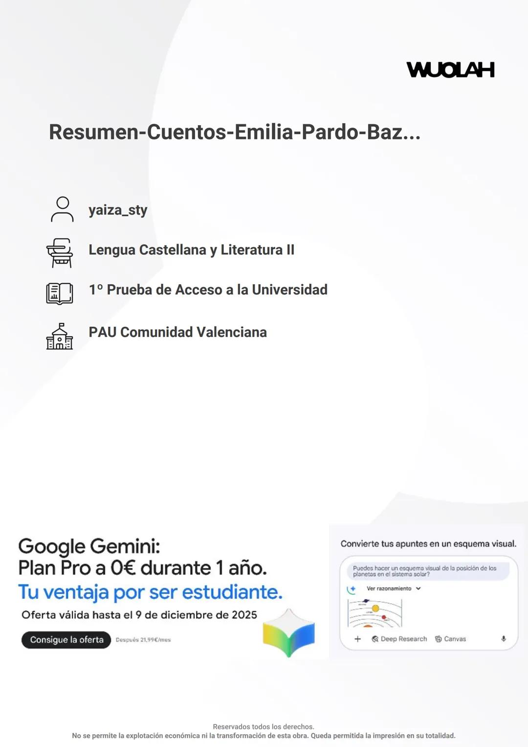 Resumenes por capitulos Libro Antologia de cuentos de Emilia Pardo Bazan