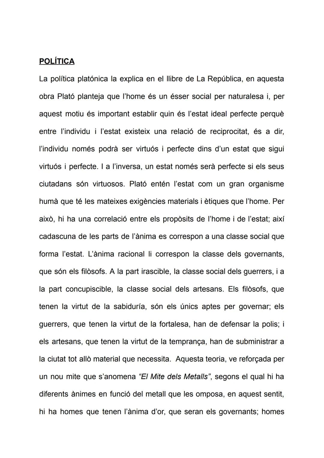 # PLATÓ
S.IV aC, Plató va ser el deixeble més important de Sòcrates, que va
fundar una escola anomenada l'Acadèmia on ensenyava filosofia i