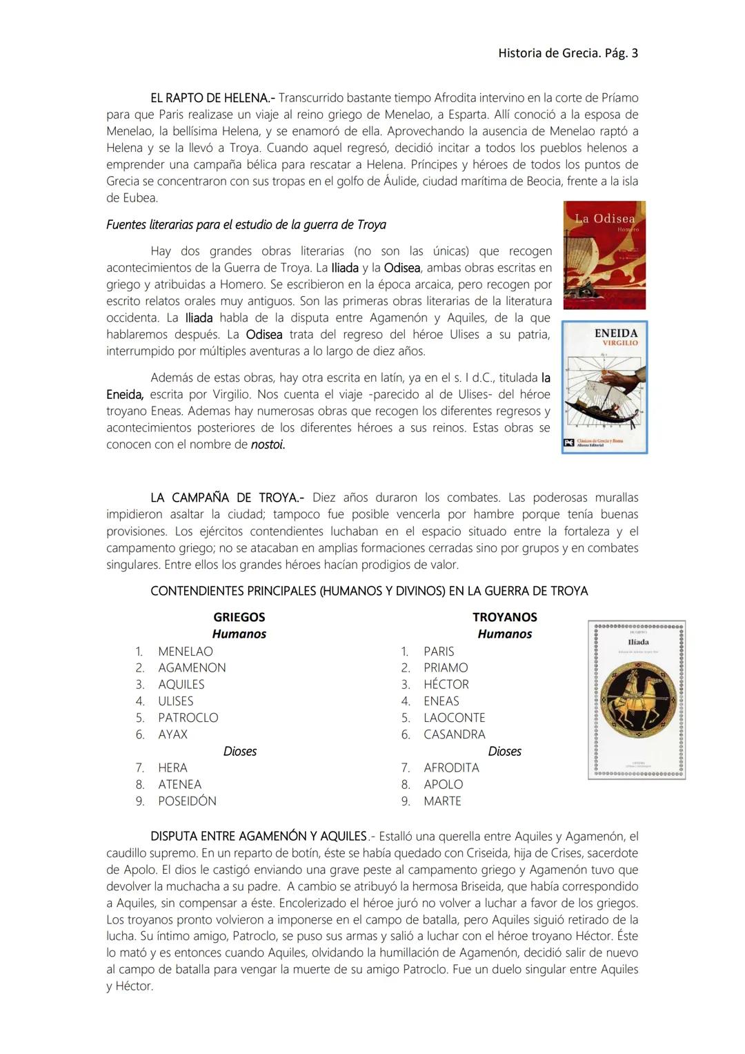 TEMA 2. HISTORIA DE GRECIA
La historia de Grecia la dividimos en 6 periodos:
1. Civilización minoica (1900-1450 a.C.)
II. Civilización micé