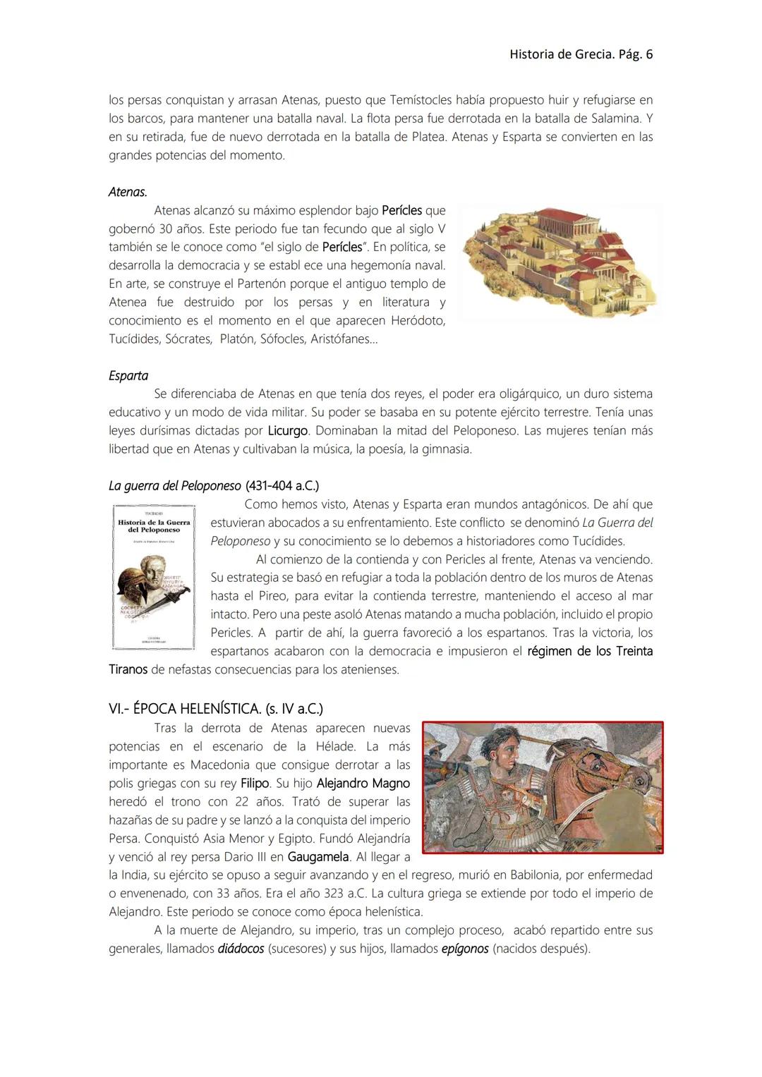 TEMA 2. HISTORIA DE GRECIA
La historia de Grecia la dividimos en 6 periodos:
1. Civilización minoica (1900-1450 a.C.)
II. Civilización micé