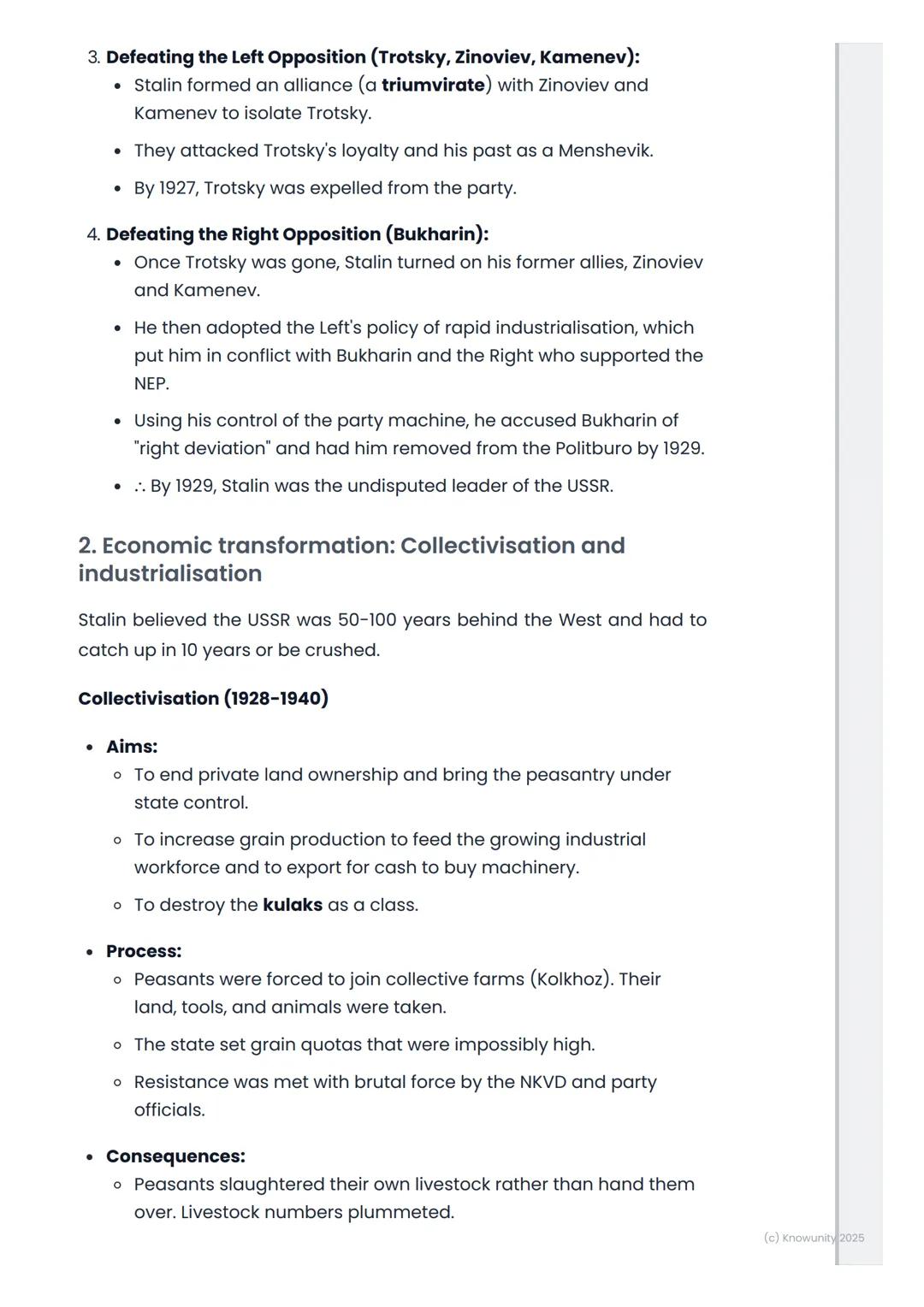 # Stalin's Russia
An overview of Stalin's Russia
After Lenin's death in 1924, a power struggle began for control of the
Soviet Union. Jose