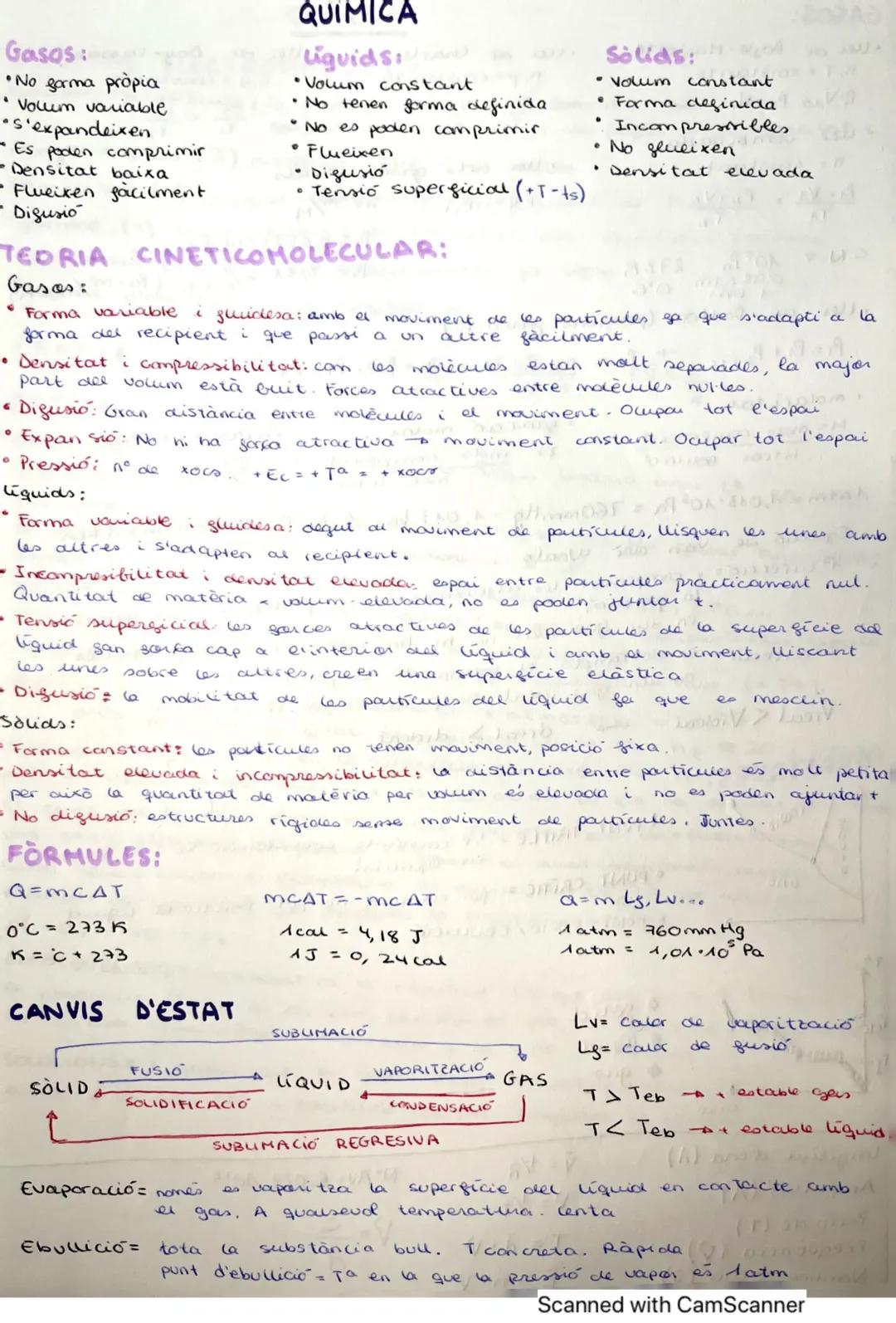 TEORIA CINETICOMOLECULAR