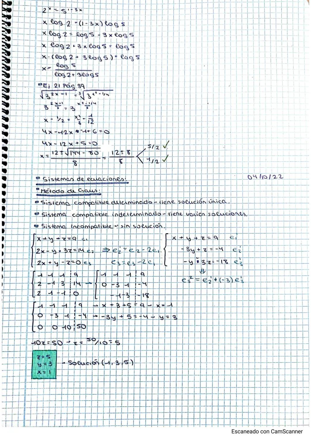 Ejercicio 152 Pag 28.
a) loga (2x²y^²) = log₂ 2 + loga x²+ log_y**+ logo z
b) вода
cog(x2) "²
-
d) loga
=log 3
=/2log 3 +
3x¹
Vyzz
√xz
TIN Ở