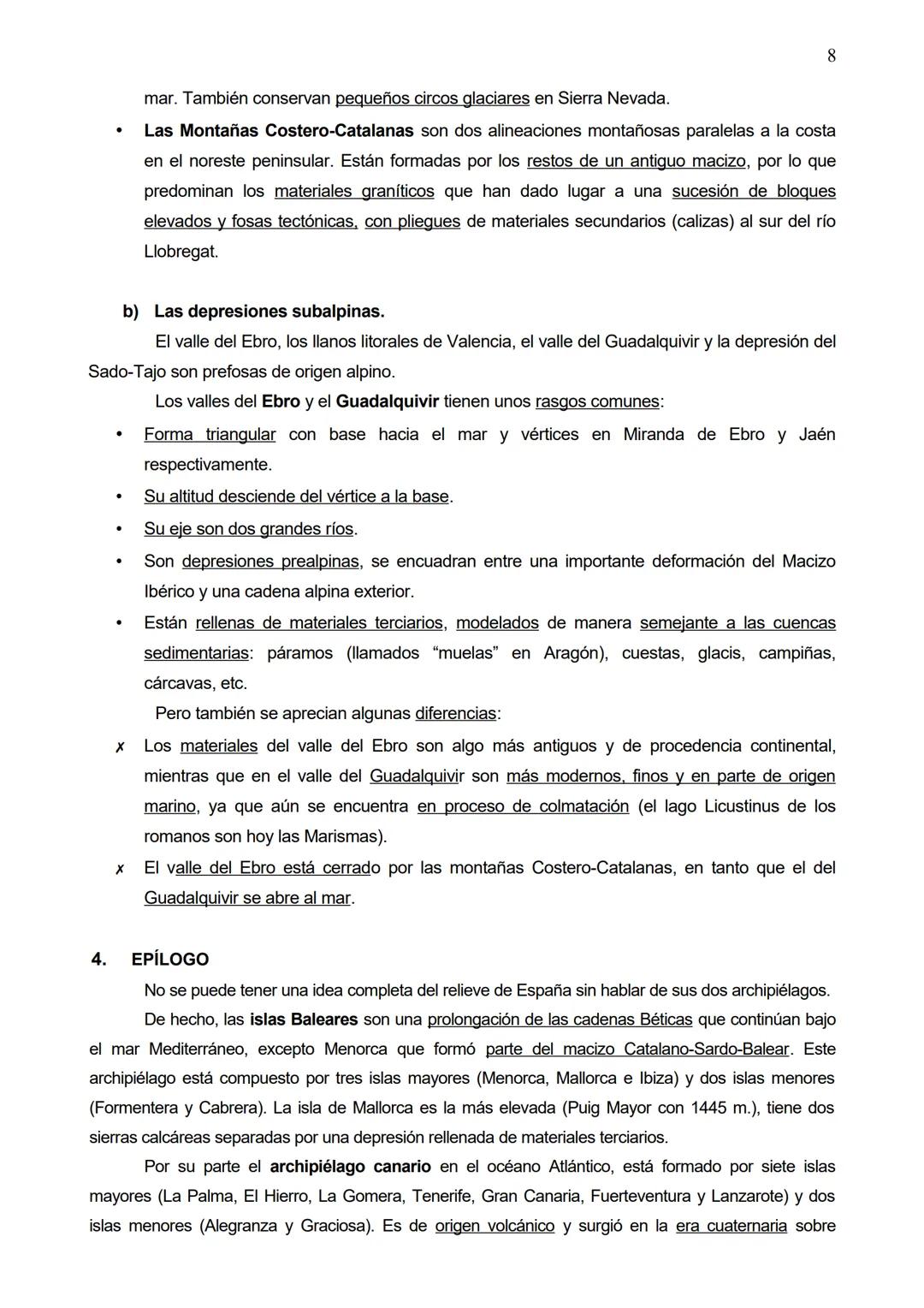 # 1
TEMA 4. LAS UNIDADES DE RELIEVE DE LA PENÍNSULA IBÉRICA Y SU DINÁMICA.
LOS RASGOS GEOMORFOLÓGICOS DE CASTILLA Y LEÓN
CONCEPTOS: Reliev