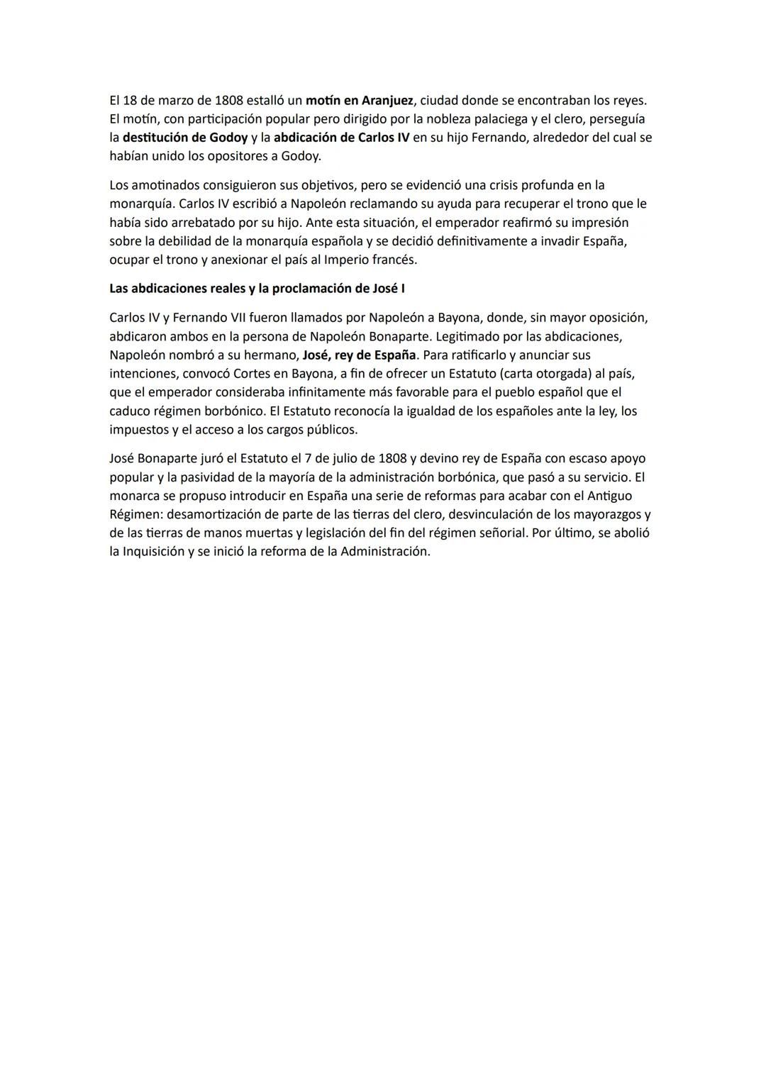 El temor a la expansión revolucionaria
El rey Carlos IV accedió al trono español en 1788 e inmediatamente se vio desbordado por la
compleja
