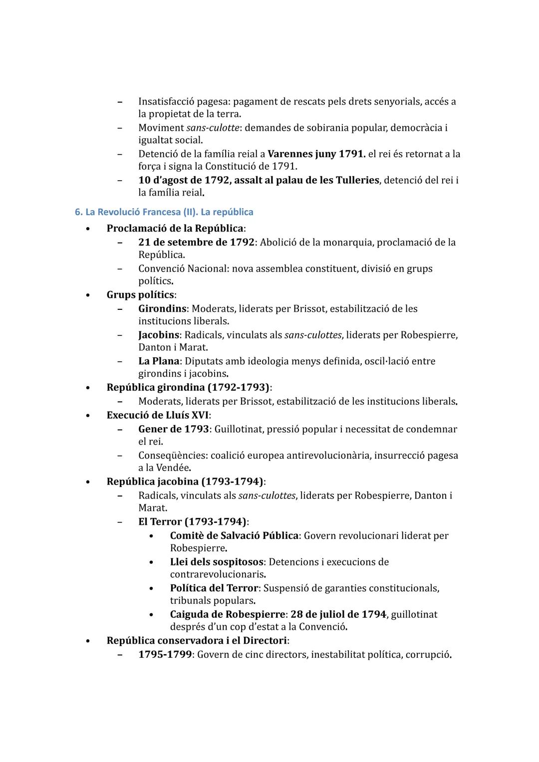 # Tema 1: La Revolució Francesa i l'Imperi
1. Introducció
* Concepte de revolució i canvi:
* Definició de revolució: transformació