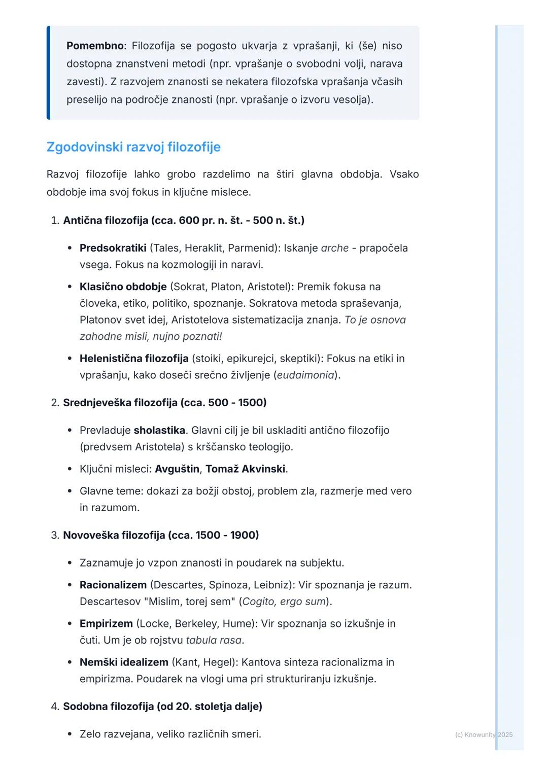 # Kaj je filozofija?
## Uvodna opredelitev
Filozofija dobesedno pomeni "ljubezen do modrosti" (iz gr. philein - ljubiti,
sophia - modrost)