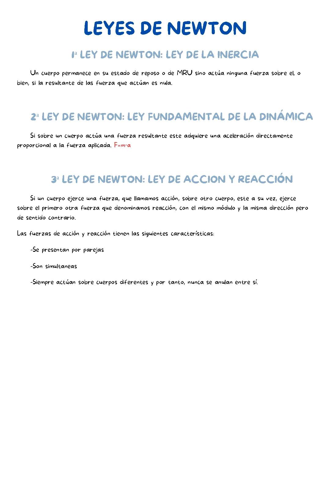 Leyes de Newton