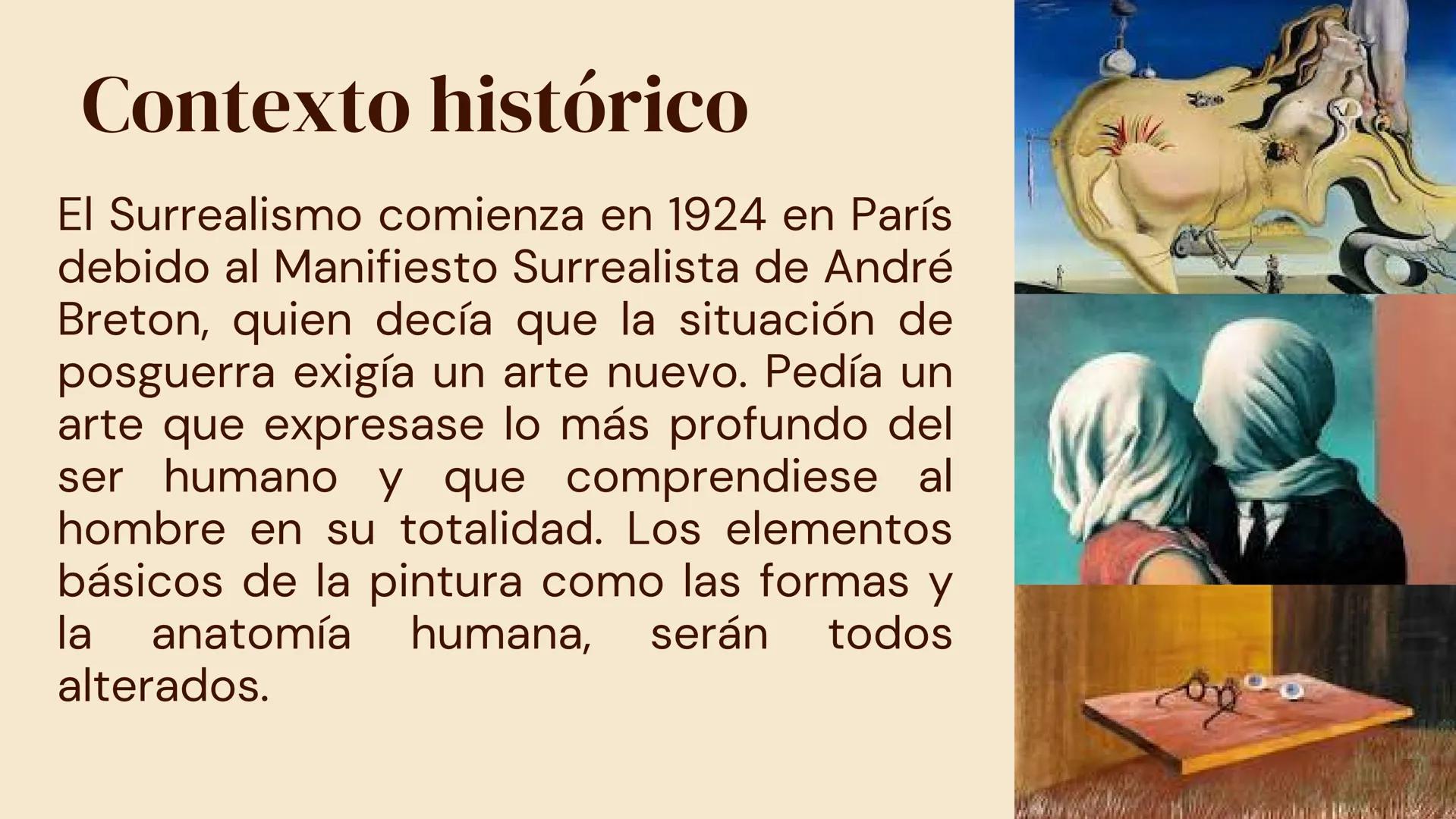 Surrealismo 5
Índice
Introducción
Contexto histórico
¿En qué consistió?
Técnicas
Autores principales
Cuadros principales
Conclusiones
Kahoot