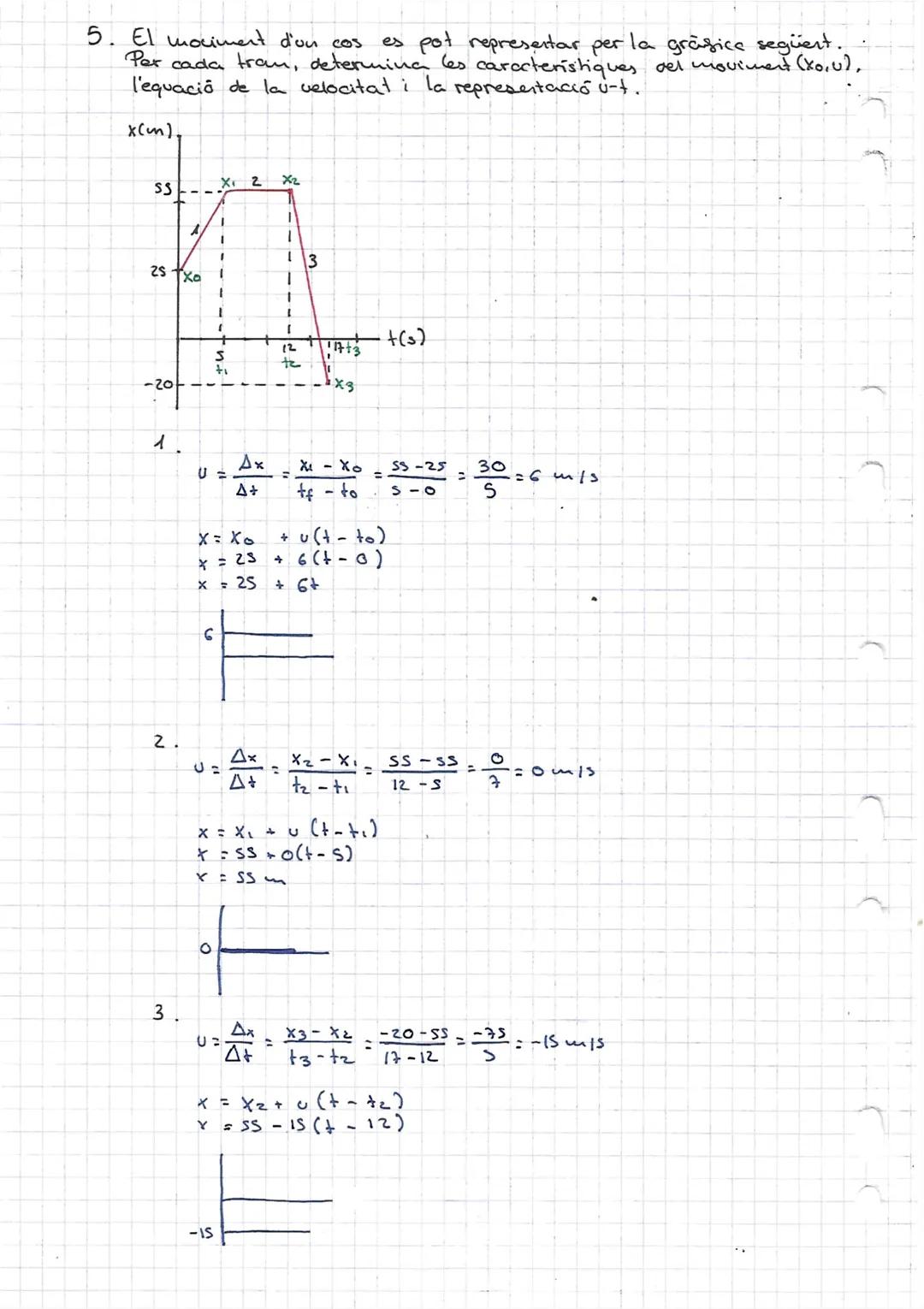 UNITAT 5 = CINEMATICA
Es l'estudi del moviment sense tenir en
compte les
Un cos
el temps
200
quan canvia de posició respecte un
utilitzen
de