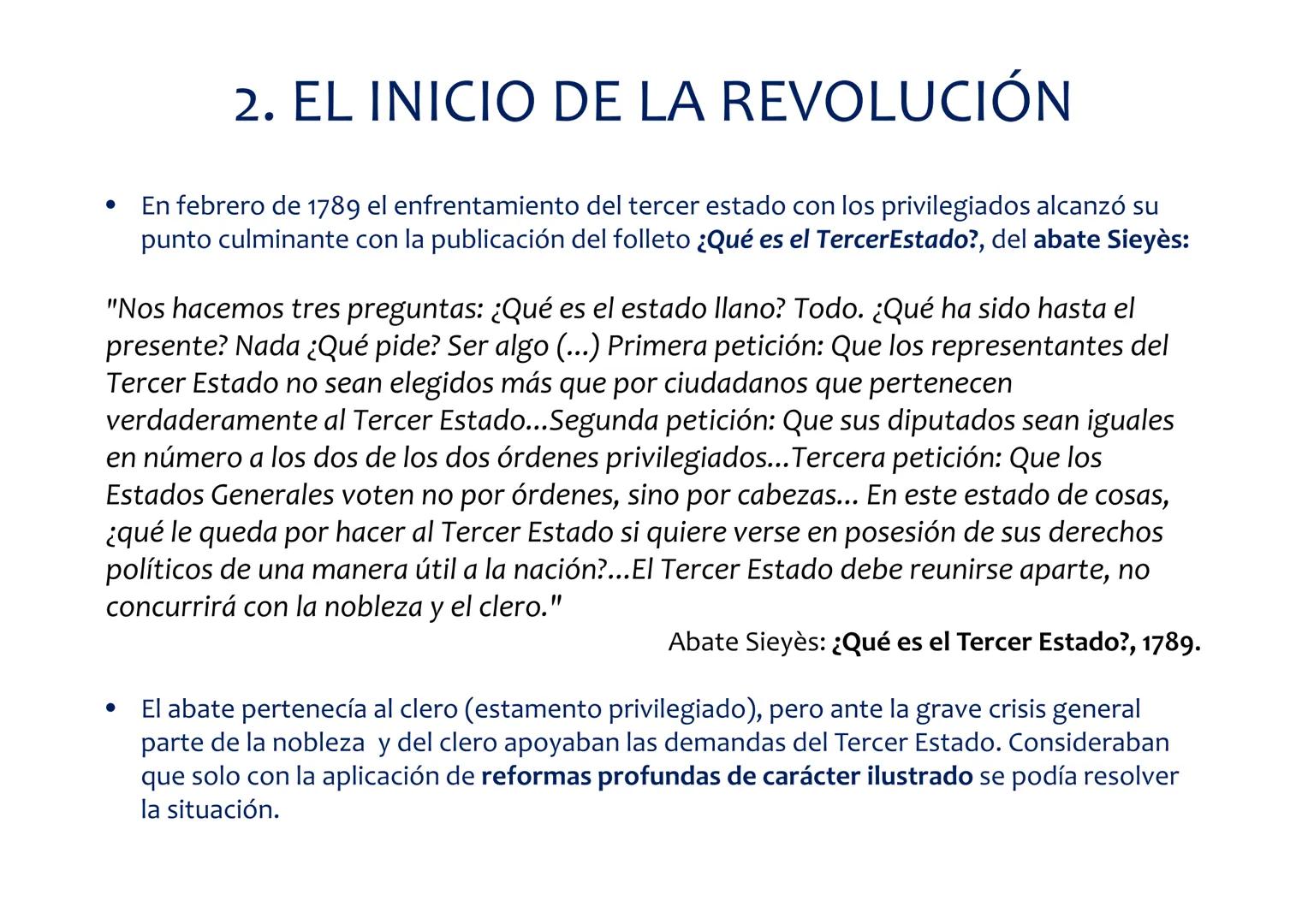 # LA REVOLUCIÓN FRANCESA
1789-1899 REVOLUCIÓN FRANCESA
CAUSAS
ETAPAS
HERENCIA
•Sociales
•Económicas
•Políticas
•Ideológicas
ETAPA
M