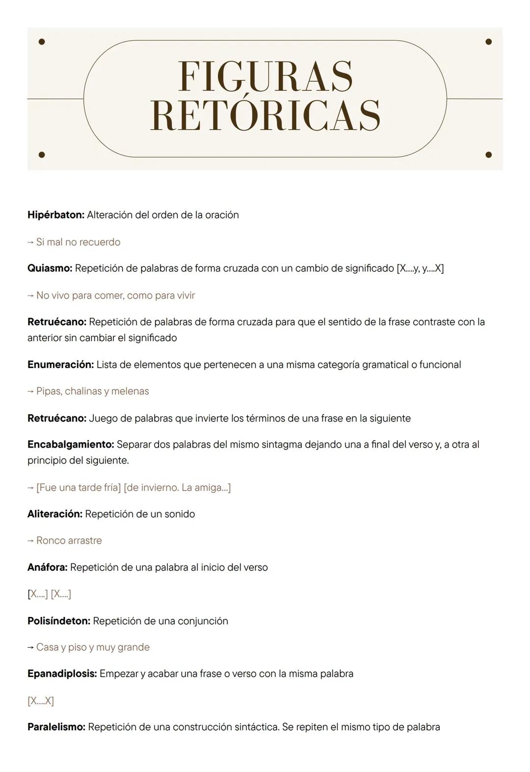 Figuras retóricas selectividad