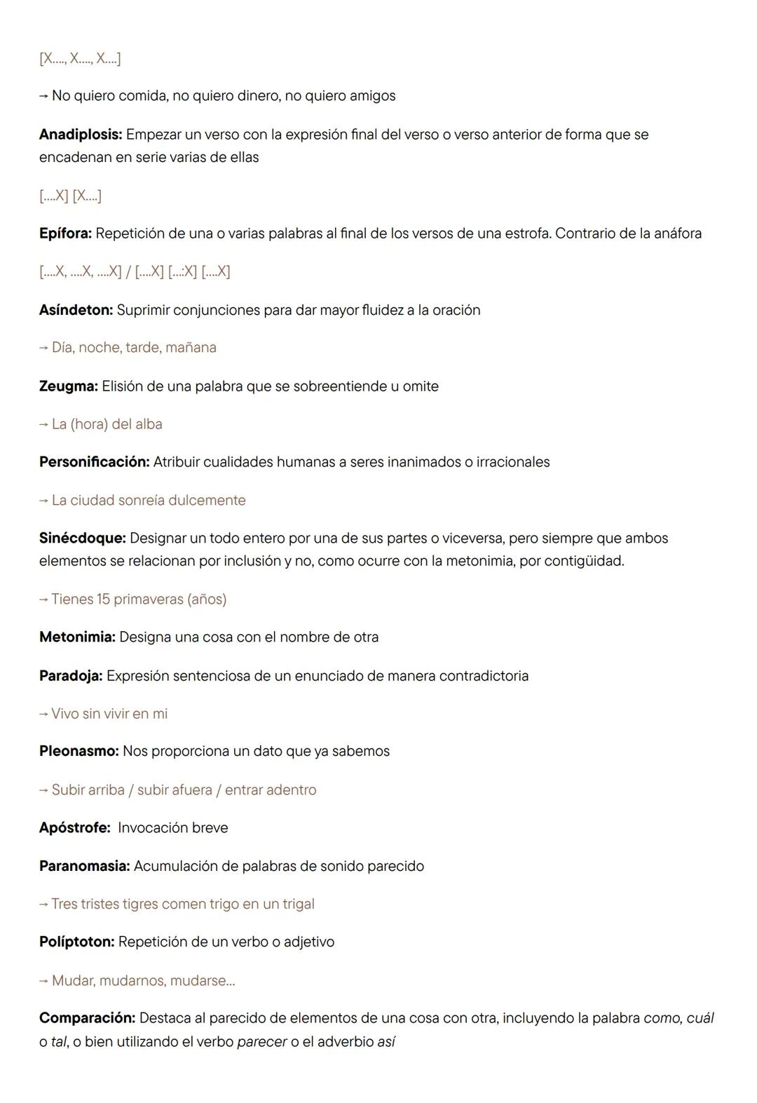 Hipérbaton: Alteración del orden de la oración
→ Si mal no recuerdo
FIGURAS
RETÓRICAS
Quiasmo: Repetición de palabras de forma cruzada con u