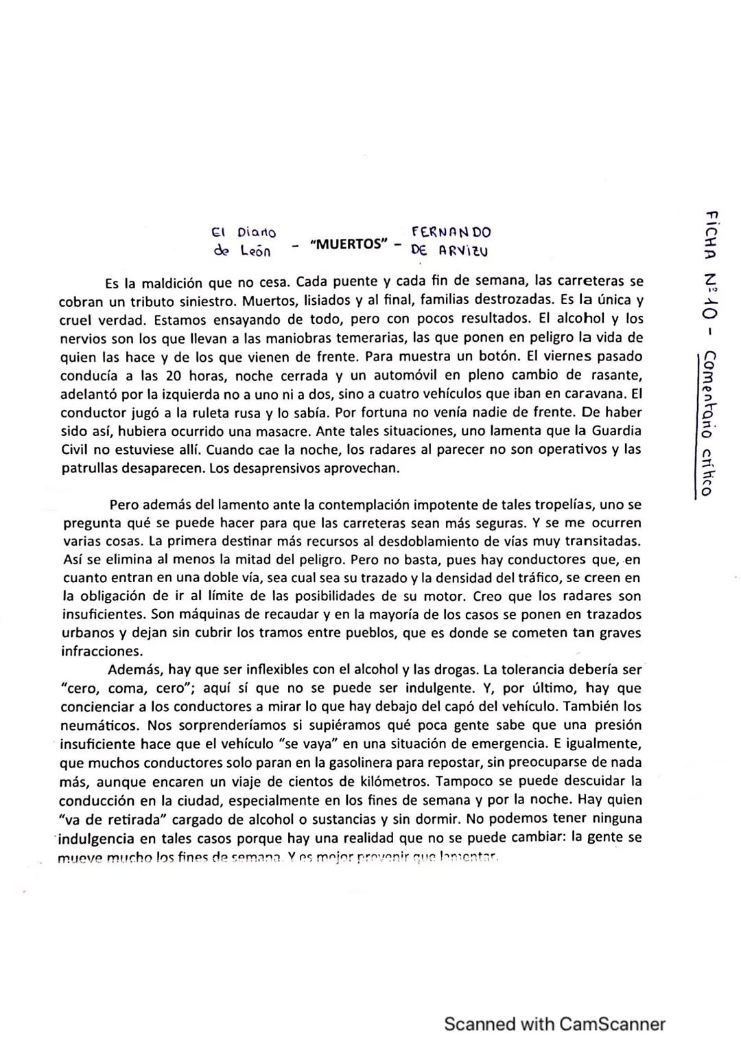 El Diaro
de Leon
"MUERTOS"
-
FERNANDO
DE ARVIZU
Es la maldición que no cesa. Cada puente y cada fin de semana, las carreteras se
cobran un t