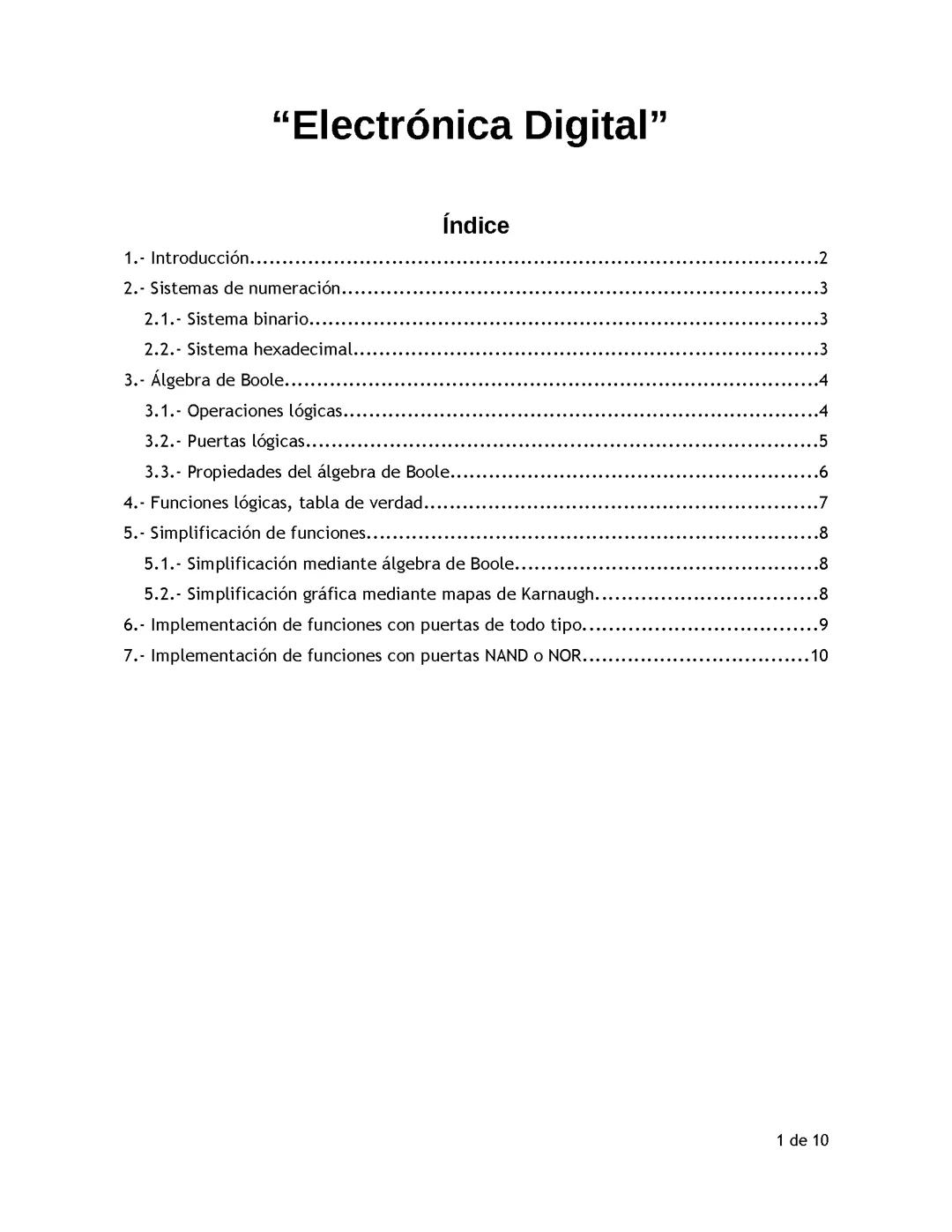 Electrónica Digital 4º ESO