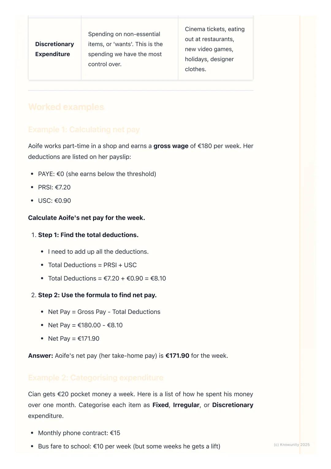 # Income and Expenditure
An introduction to income and expenditure
This topic is all about money coming in and money going out. Income is