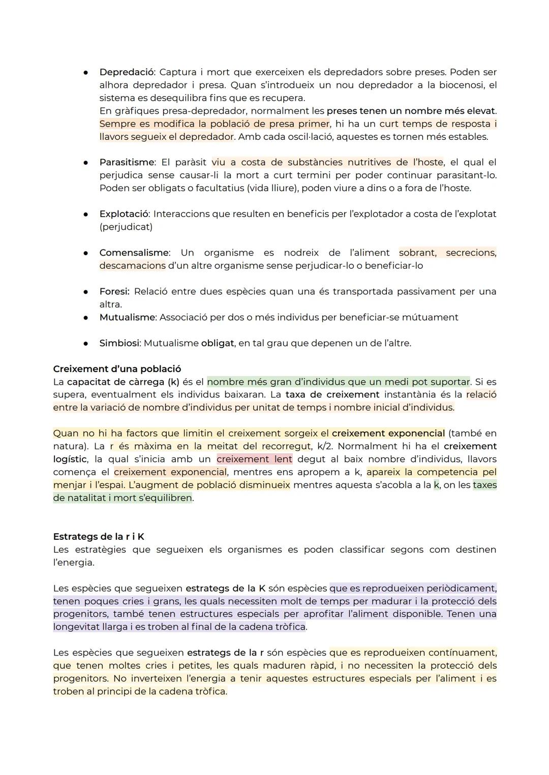 ECOLOGIA
Ciència que estudia les relacions entre els éssers vius i el lloc on viuen, és a dir, el seu medi
ambient. Un ecosistema està forma