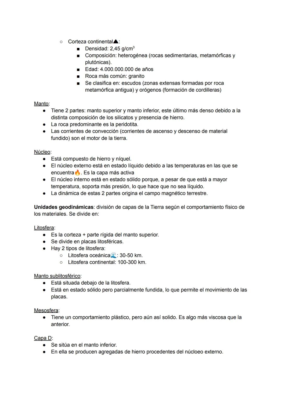 TEMA
Geología
Métodos de estudio:
Directos: se basa en obtener materiales del interior de la Tierra o el espacio y realizar
pruebas física