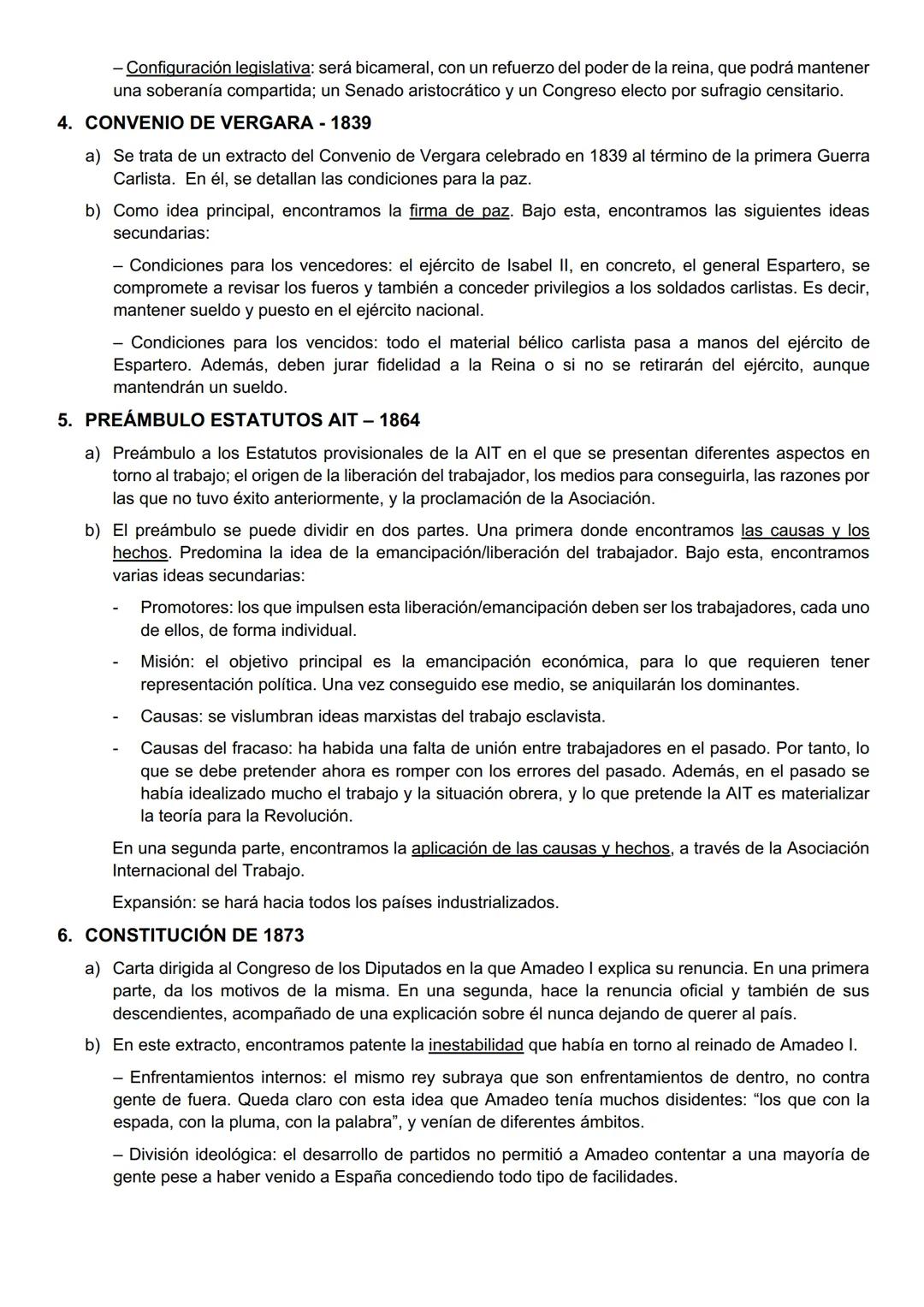 # COMENTARIOS DE TEXTO - HISTORIA DE ESPAÑA
1. MANIFIESTO DE LOS PERSAS - 1814
a) Manifiesto en que una serie de diputados reclaman: vuelt