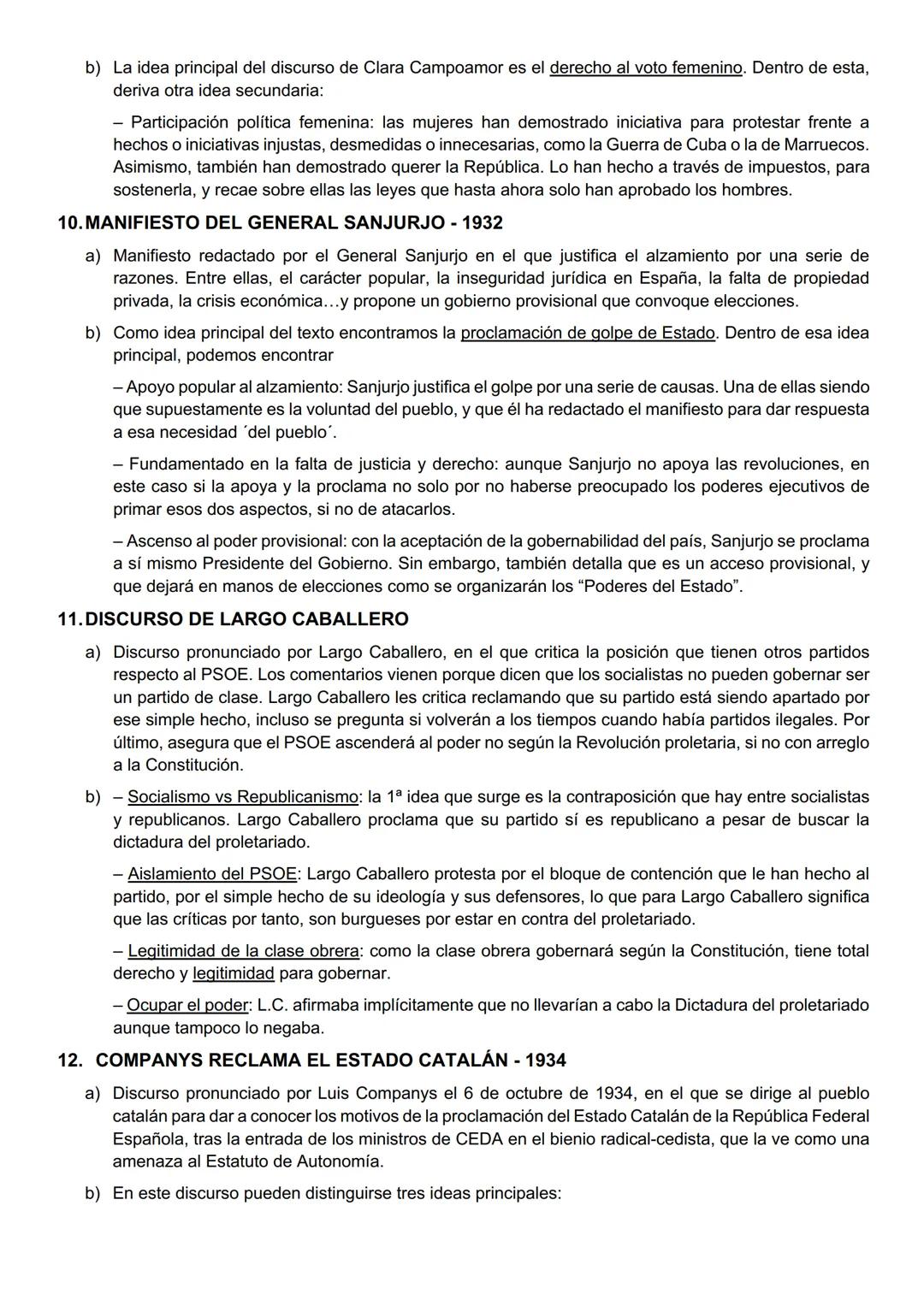 # COMENTARIOS DE TEXTO - HISTORIA DE ESPAÑA
1. MANIFIESTO DE LOS PERSAS - 1814
a) Manifiesto en que una serie de diputados reclaman: vuelt