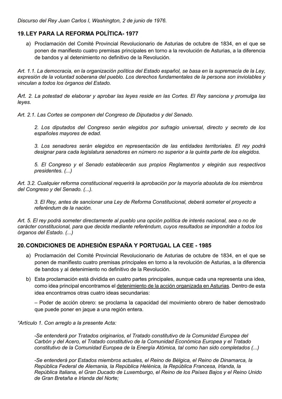 # COMENTARIOS DE TEXTO - HISTORIA DE ESPAÑA
1. MANIFIESTO DE LOS PERSAS - 1814
a) Manifiesto en que una serie de diputados reclaman: vuelt