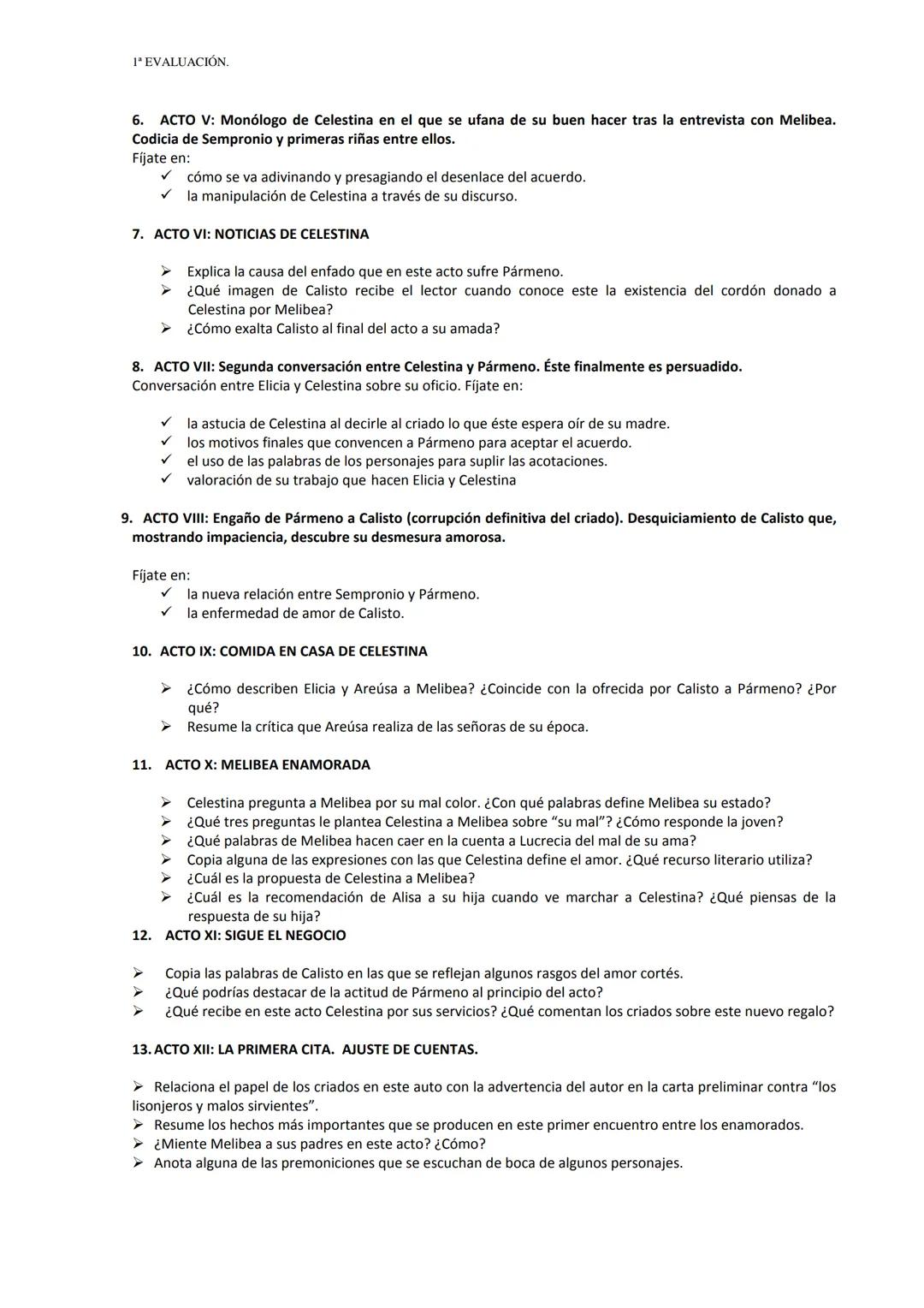 GUÍA DE LECTURA
LA CELESTINA
FERNANDO DE ROJAS
OBJETIVOS
La finalidad de estas actividades es facilitar la comprensión de la obra y refl
