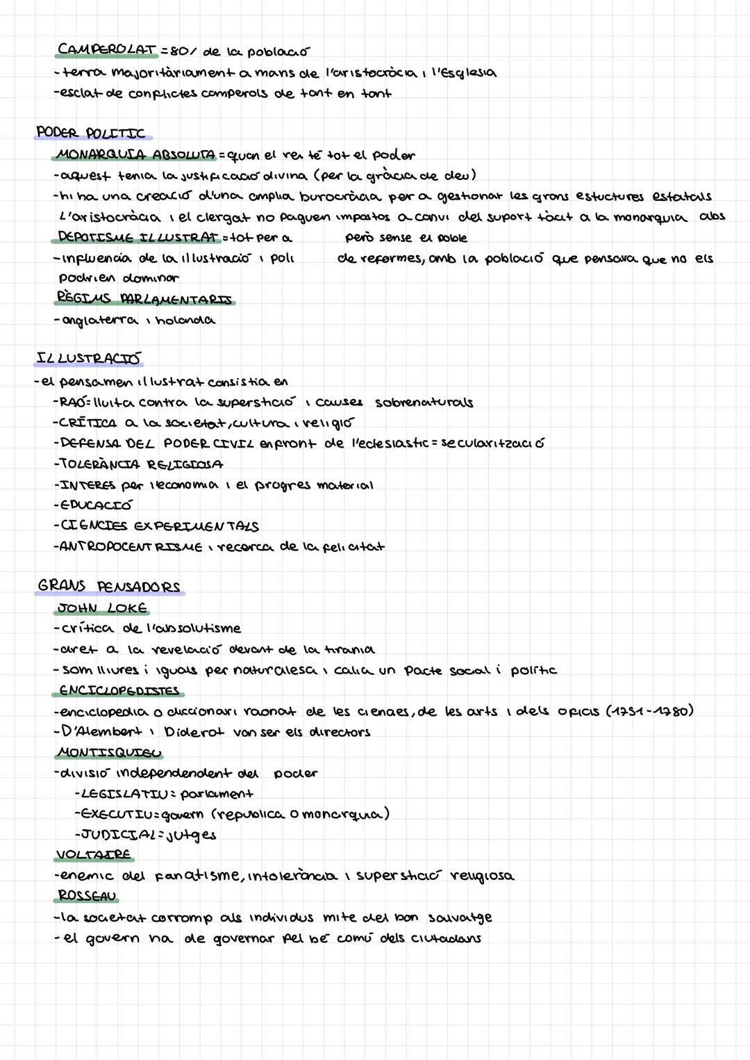 SOCIALS ANTIC REGIM
REVOLUCIÓ AGRARIA
-al segle XVI hi ha un creixement moderat, però a partir del segle XVII s'atura el creixement
demogràf