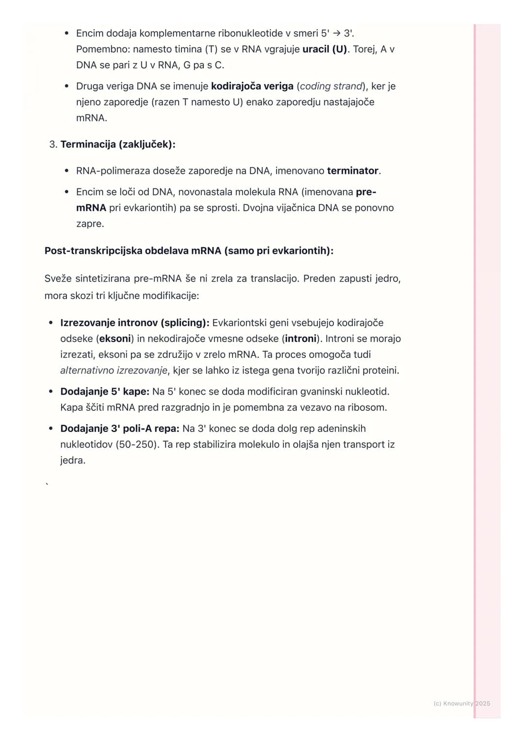 # Izražanje genov
Uvod v izražanje genov
Izražanje genov je osrednji proces v biologiji, kjer se informacija, zapisana v
genu (zaporedje n