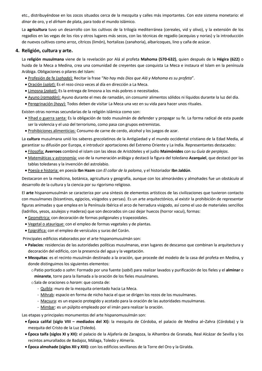 3. AL ÁNDALUS Y SUS PRINCIPALES ETAPAS. SOCIEDAD Y ECONOMÍA.
1. Principales etapas y evolución política de Al Ándalus.
Llegada de los musulm