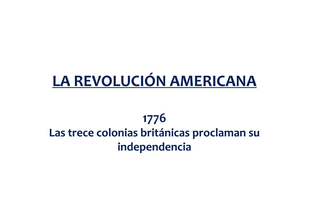 Revolucion americana