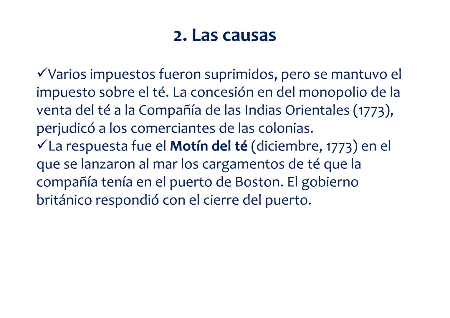 # LA REVOLUCIÓN AMERICANA
1776
Las trece colonias británicas proclaman su independencia # LA INDEPENDENCIA DE LOS ESTADOS UNIDOS
Daniel Go