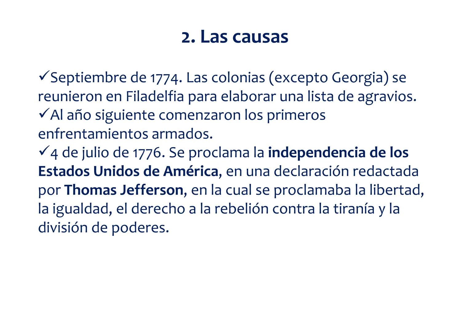 # LA REVOLUCIÓN AMERICANA
1776
Las trece colonias británicas proclaman su independencia # LA INDEPENDENCIA DE LOS ESTADOS UNIDOS
Daniel Go