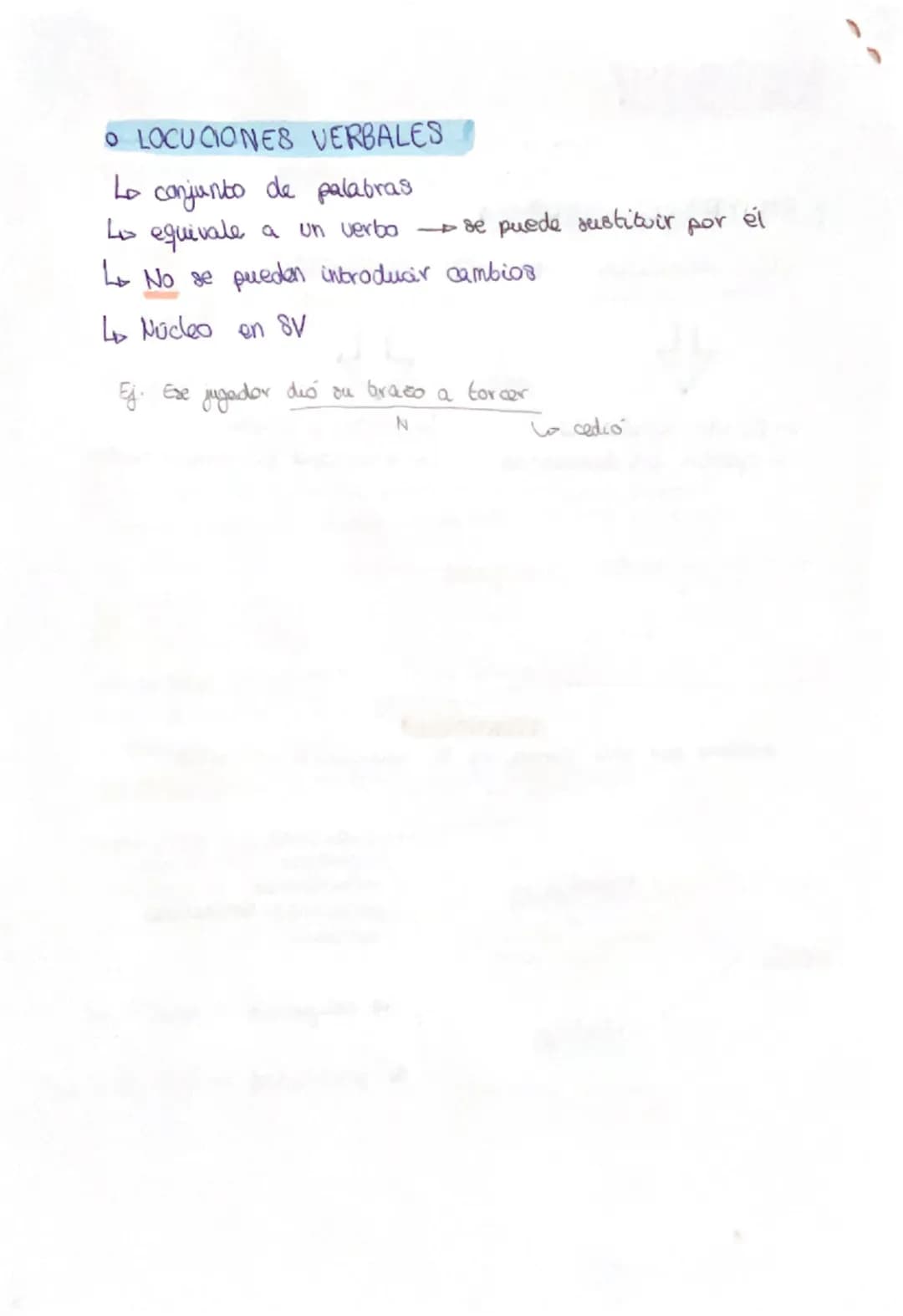 # SINTAXIS
## SINTAGMAS
Palabra o conjunto de palabras que desempeñan una
Gunción sintactica en una oración
### Lo Nominal
Núcleo nombre/p