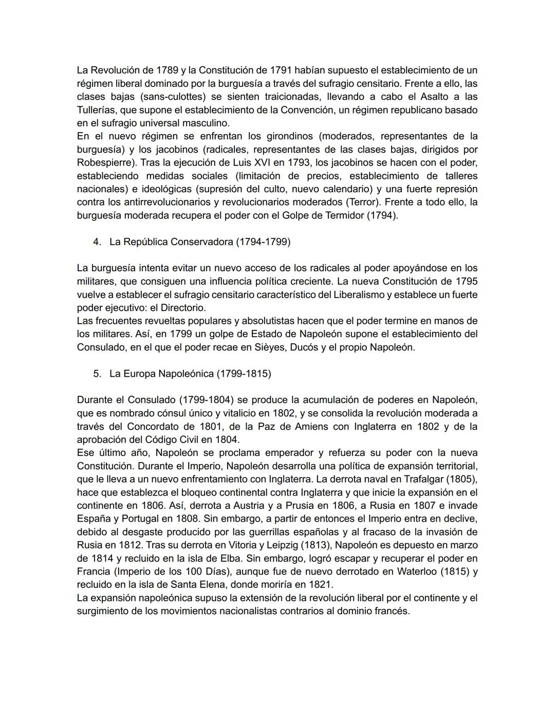 # UNIDAD 2: REVOLUCIONES LIBERALES Y NACIONALISMO
INTRODUCCIÓN
Como consecuencia del fortalecimiento de la burguesía y de la difusión del