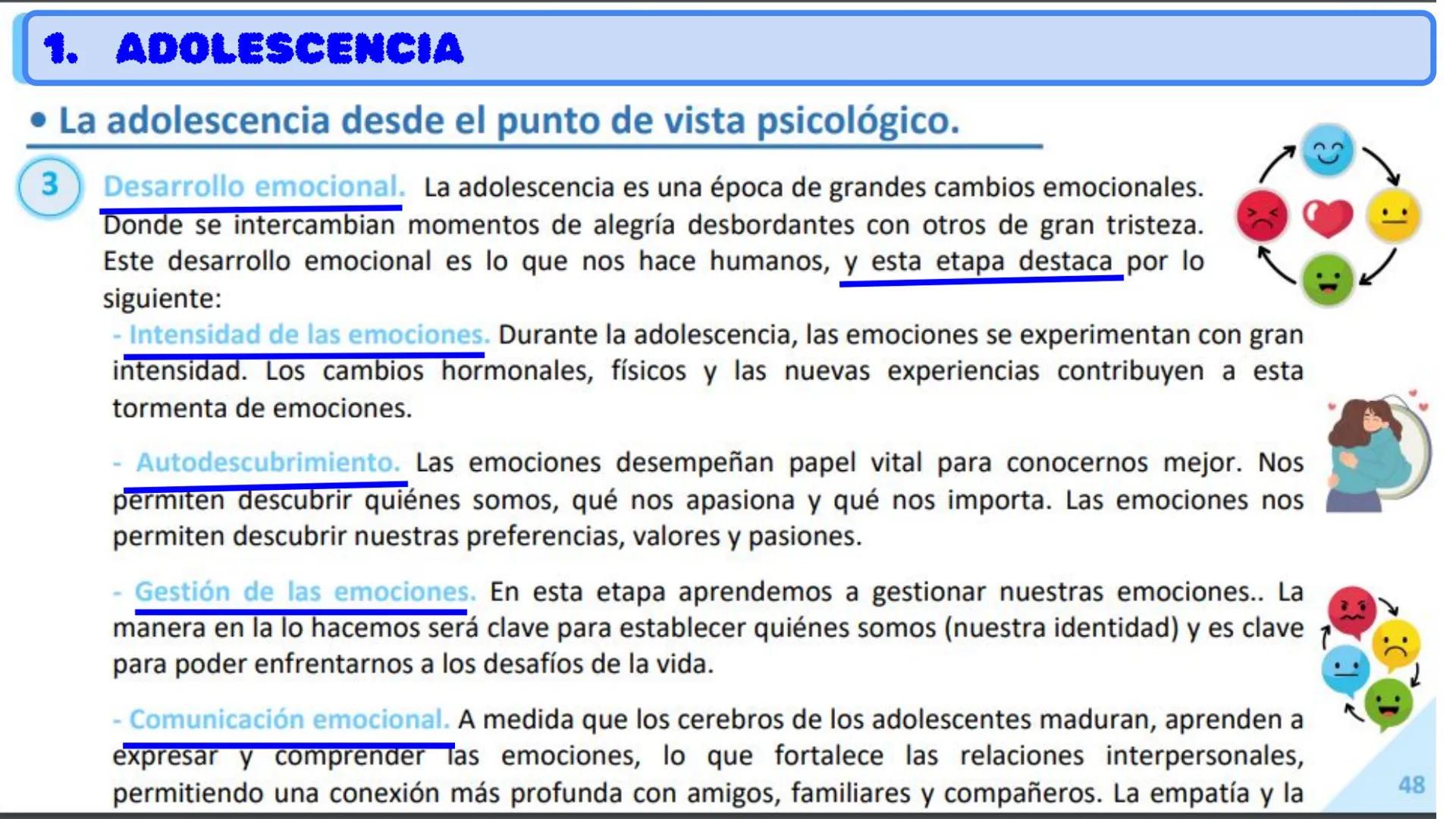 SA 2. LA ADOLESCENCIA
4º ESO FOPP 1. ADOLESCENCIA
No te voy a engañar, ser adolescente puede ser jodidamente jodido. Es como tratar de
naveg