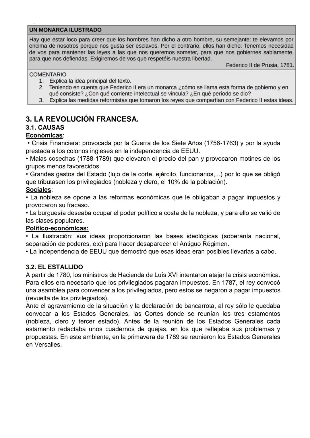 TEMA 5: EL SIGLO XVIII. LA CRISIS DEL ANTIGUO RÉGIMEN.
ÍNDICE:
1. LA PERVIVENCIA DEL ANTIGUO RÉGIMEN.
1.1. CRECIMIENTO DEMOGRÁFICO Y ECONÓMI
