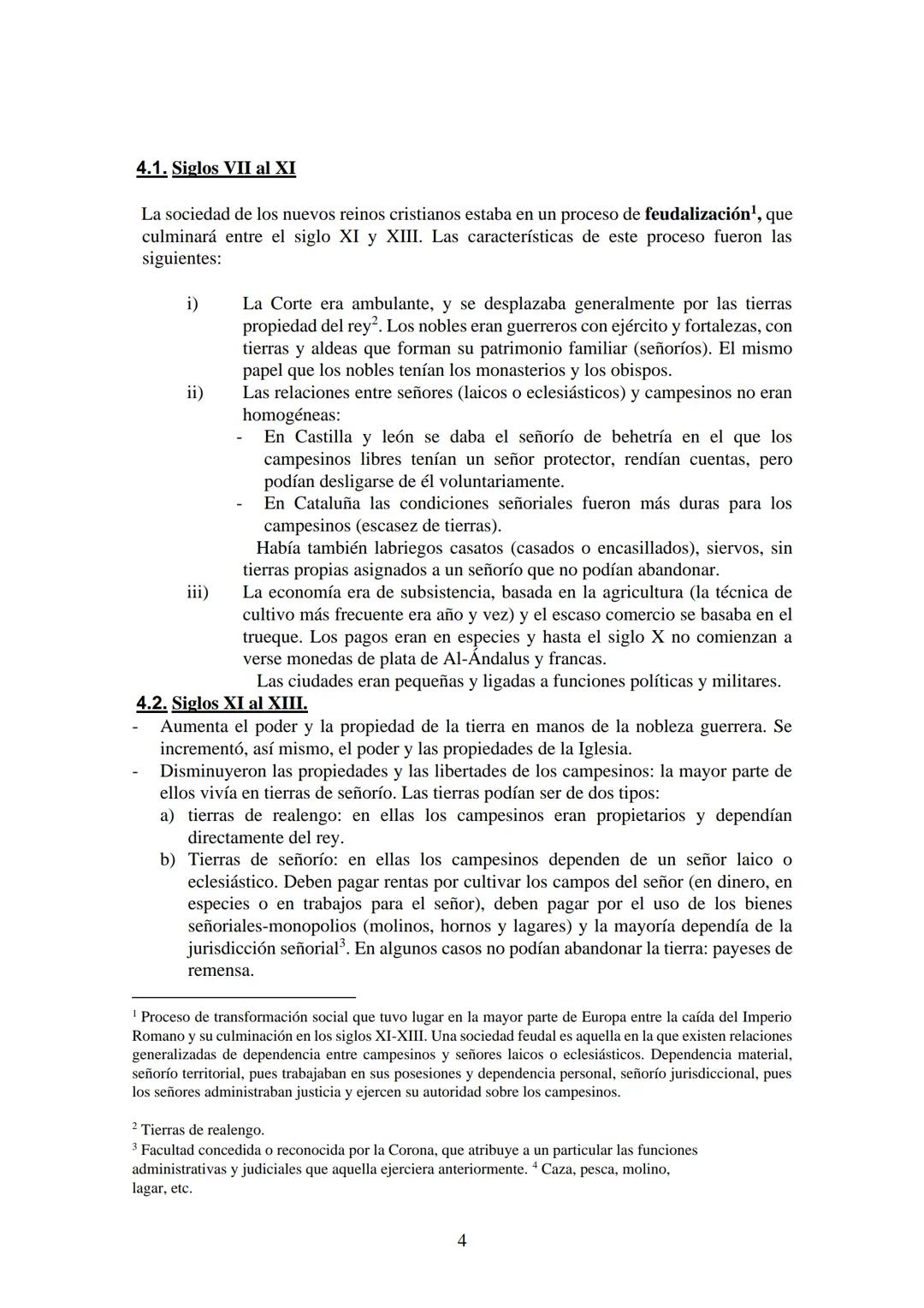 TEMA IV: Los Reinos Cristianos.La Alta Edad Media.
1. FORMACIÓN DE LOS REINOS CRISTIANOS:
El término reconquista se refiere a la actividad m