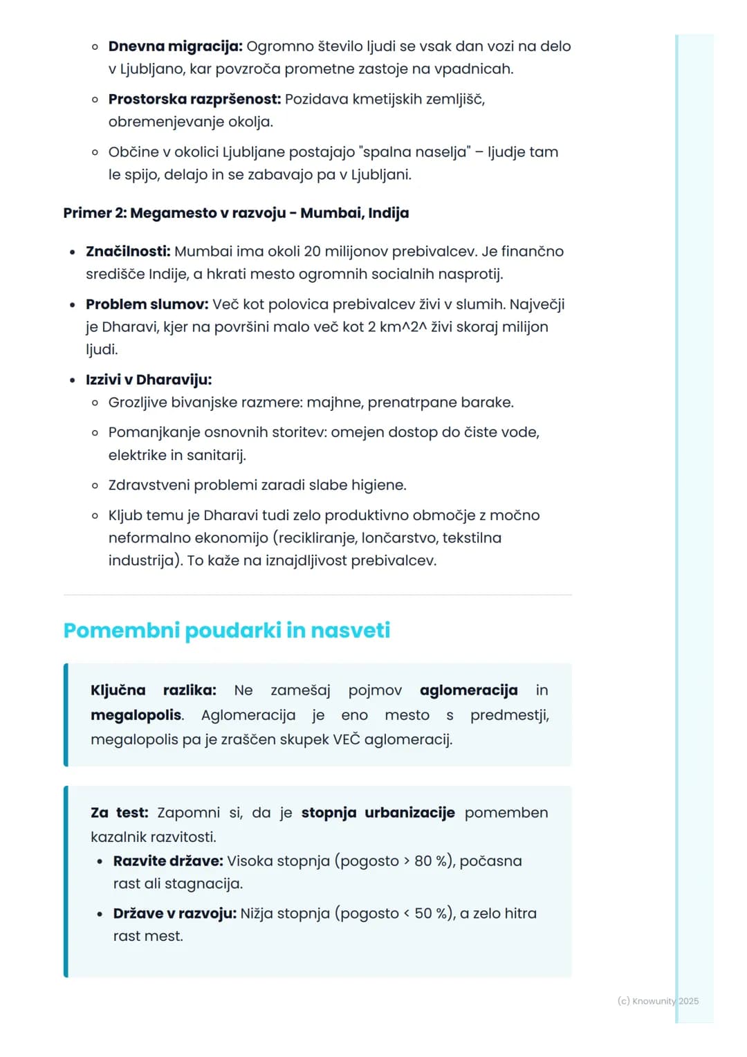 # Naselja in urbanizacija
## Uvod v naselja in urbanizacijo
Naselja so prostori, kjer ljudje živijo in delajo. So osrednji predmet
preučev