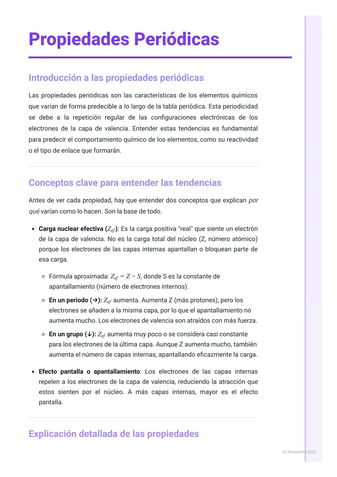 # Propiedades Periódicas
Introducción a las propiedades periódicas
Las propiedades periódicas son las características de los elementos quí