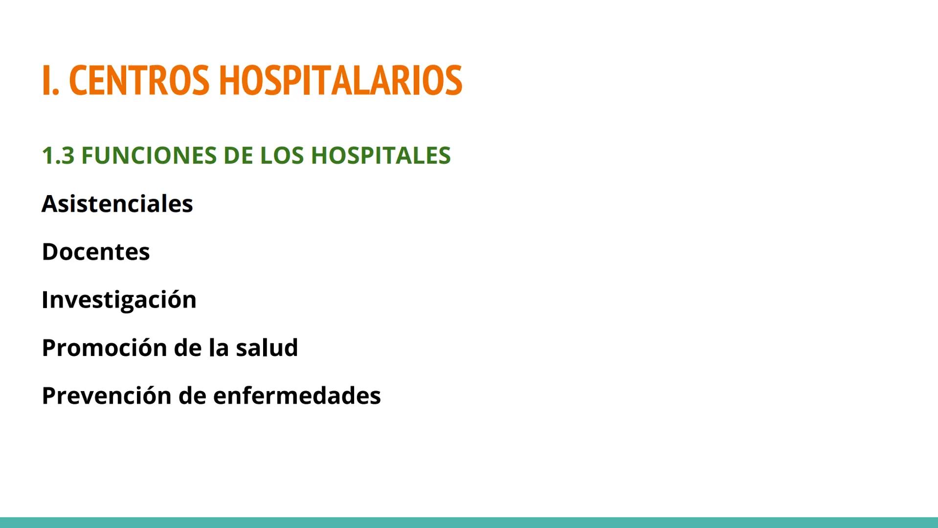 TEMA 1.
ESTABLECIMIENTOS
HOSPITALARIOS Y
SOCIOSANITARIOS Indice:
I. Centros Hospitalarios:
I.
Tema1. ESTABLECIMIENTOS HOSPITALARIOS Y SOCIOS
