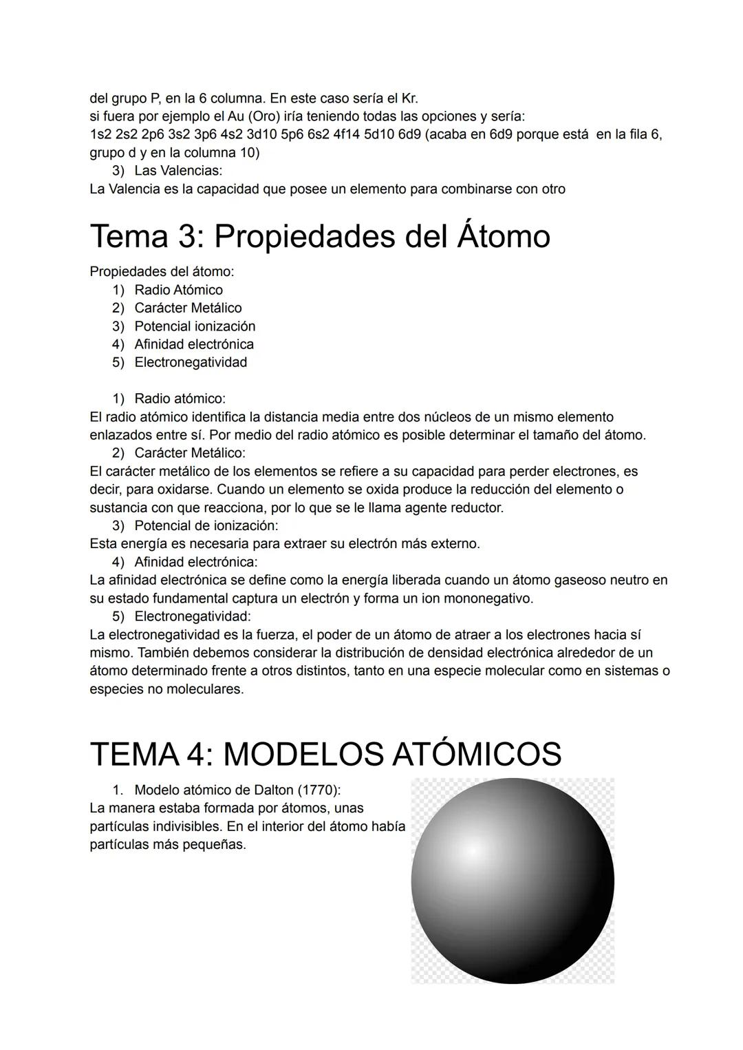 TEMA 2: El átomo y sistema periódico
1) La tabla periódica se divide en filas (horizontales), columnas (verticales) y trozos
(grupos). un ej