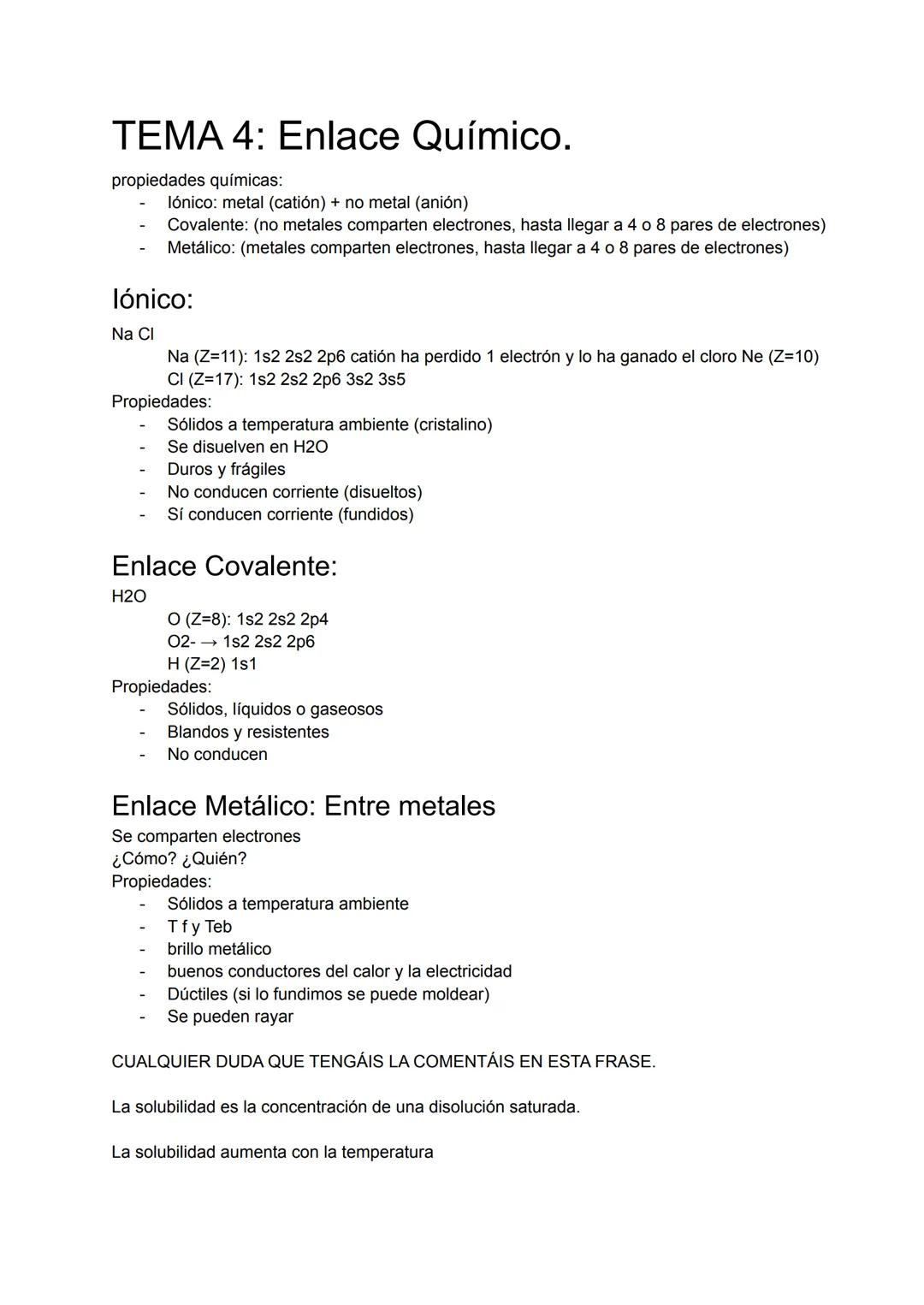 TEMA 2: El átomo y sistema periódico
1) La tabla periódica se divide en filas (horizontales), columnas (verticales) y trozos
(grupos). un ej
