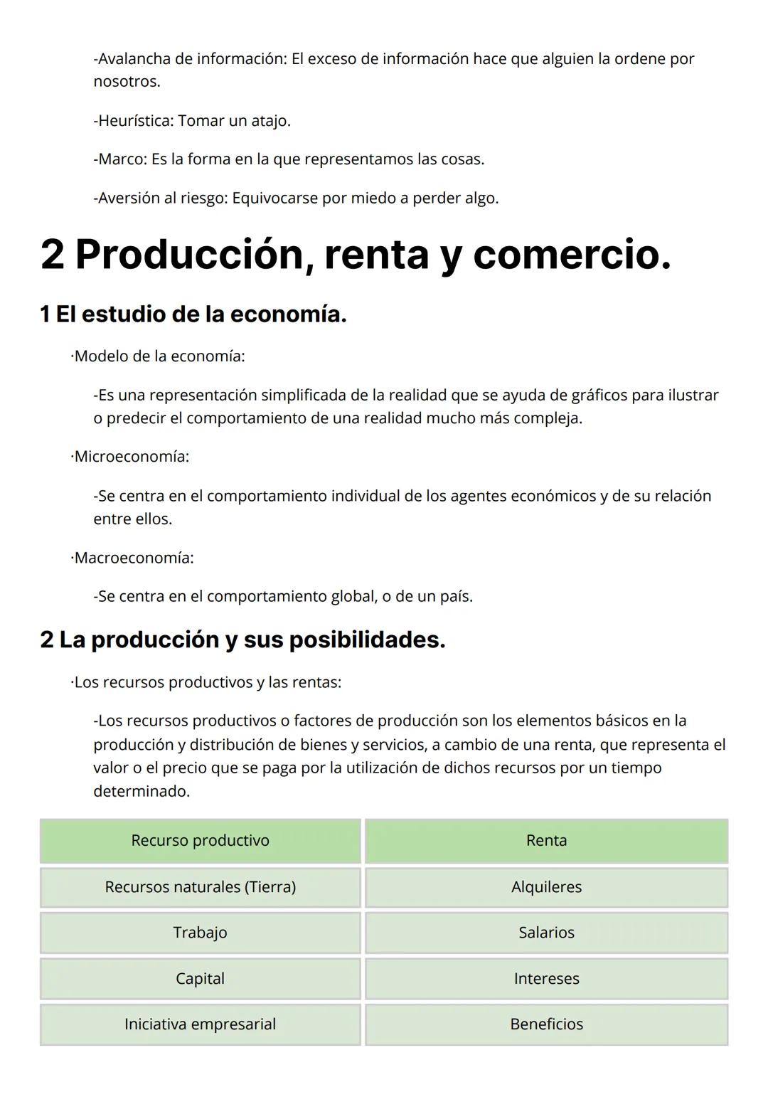 1 La economía de las personas.
1 ¿Qué es la economía?
Los humanos, a diferencia de los animales, tenemos necesidades ilimitadas, pero recurs