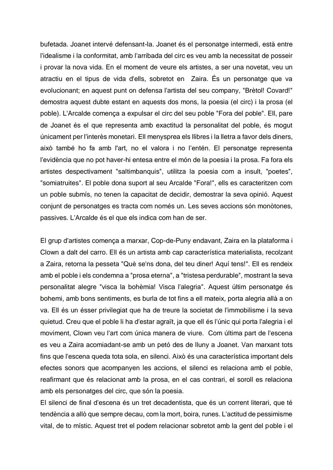COMENTARI DE TEXT
Annais Vásquez L.
Aquest fragment pertany a l'obra L'alegria que passa de Santiago Rusiñol (1861-
1931). L'autor va ser