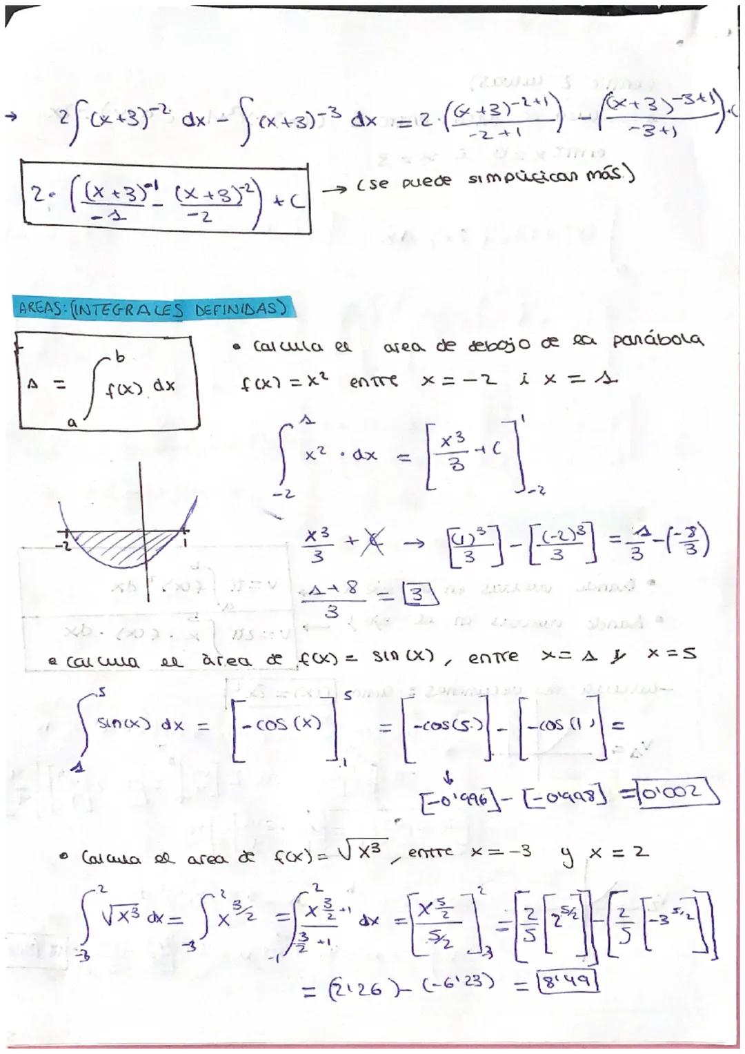 INTEGRALES CON EXEMPLOS (inverso a pas derivadas)
Corp-Voup's
INTEGRALES INMEDIATAS →→→→ (Las más básicas)
(mediance formulas / propiedades)