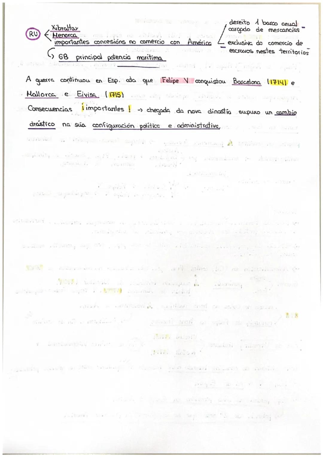 6. O cambio dinástico e a guerra de sucesión
Causas: 1700 morre Carlos II lúlt. Austria en Esp. sen descendencia ->
problema político inte