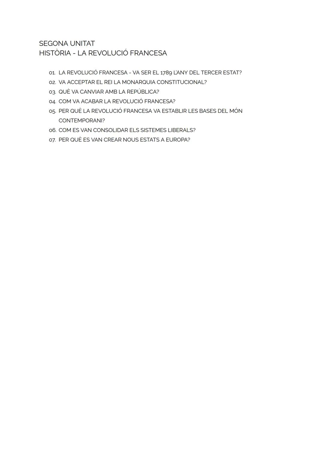 La revolució francesa 4t ESO