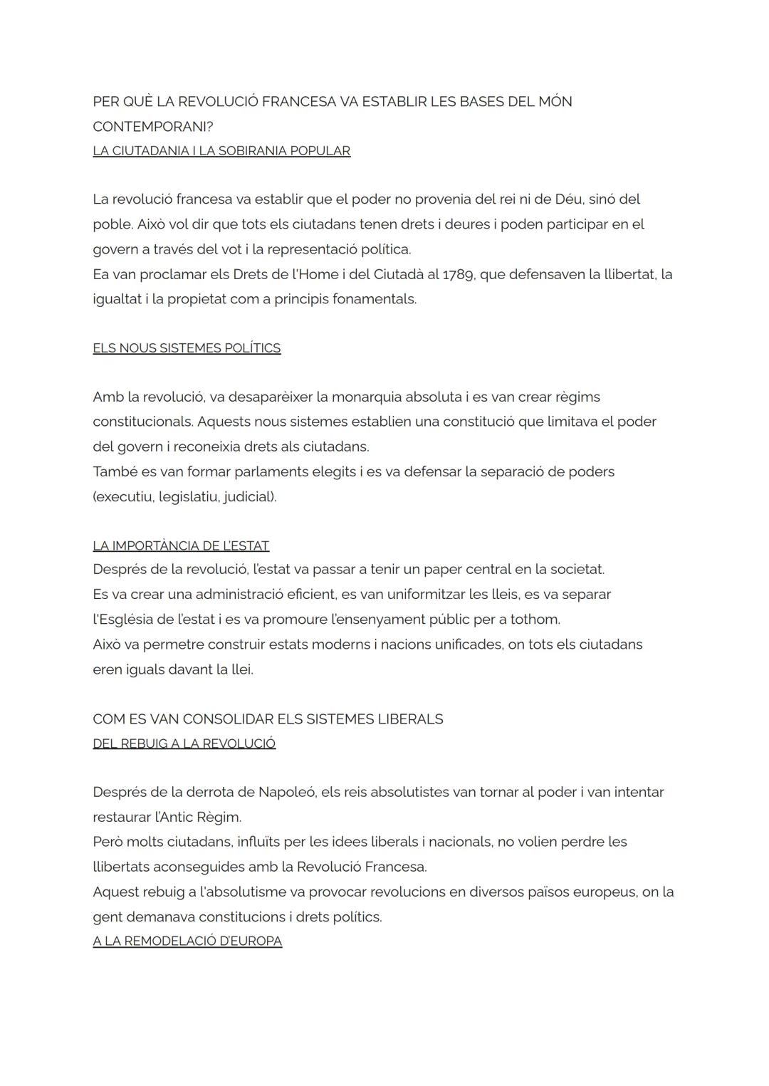 SEGONA UNITAT
HISTORIA - LA REVOLUCIÓ FRANCESA
01. LA REVOLUCIÓ FRANCESA - VA SER EL 1789 L'ANY DEL TERCER ESTAT?
02. VA ACCEPTAR EL REI LA
