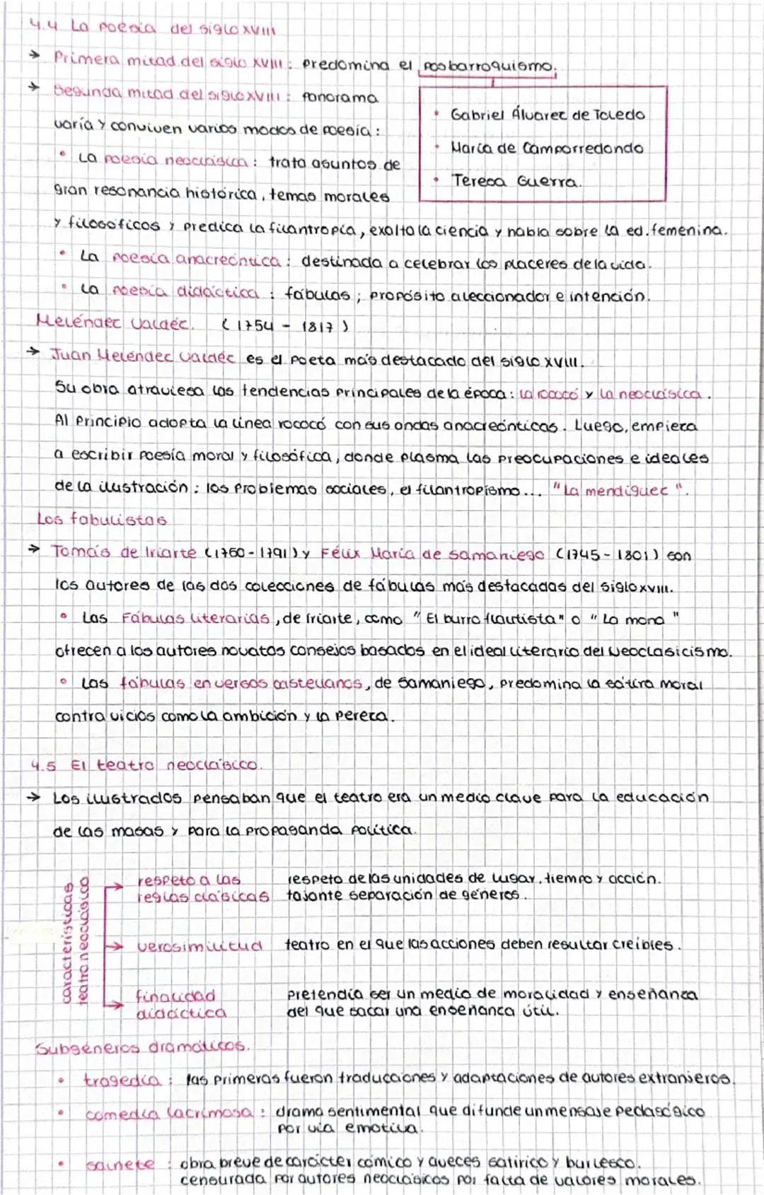 # la literatura del
siglamin
4.2 La Literatura del siglo XVII
→ El Neoclascismo es la manifestación artística y literaria de la ilustració